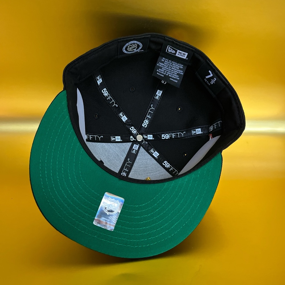 New Era 59fifty Black Anaheim Ducks Decade 7 3/8 Cap - Picture 6 of 6
